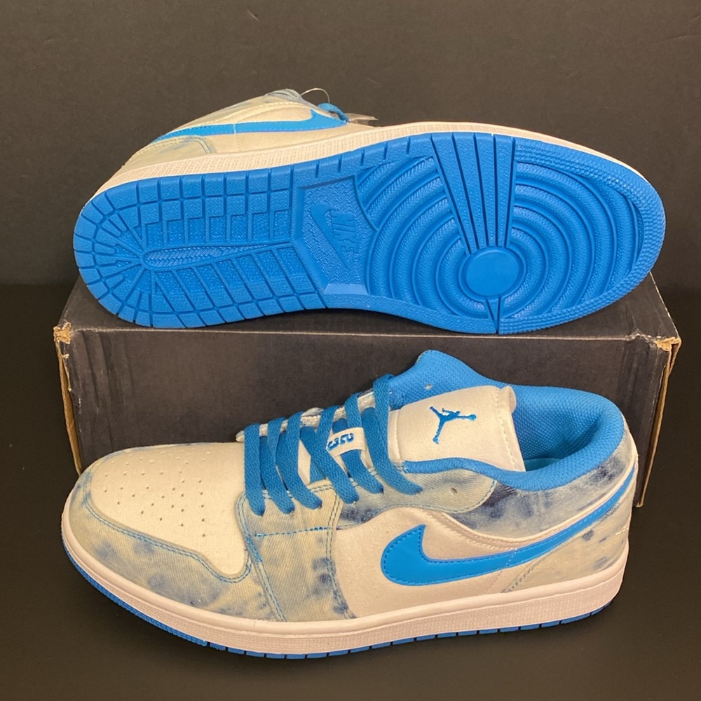 Nike Air Jordan Low 1 Washed Denim Men’s size 10 DM8947-100